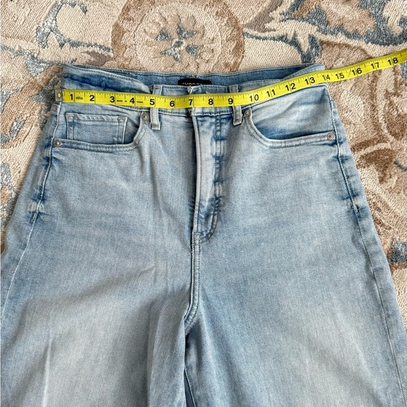 High rise, balloon Express denim Jeans light blue wash - Picture 6 of 8